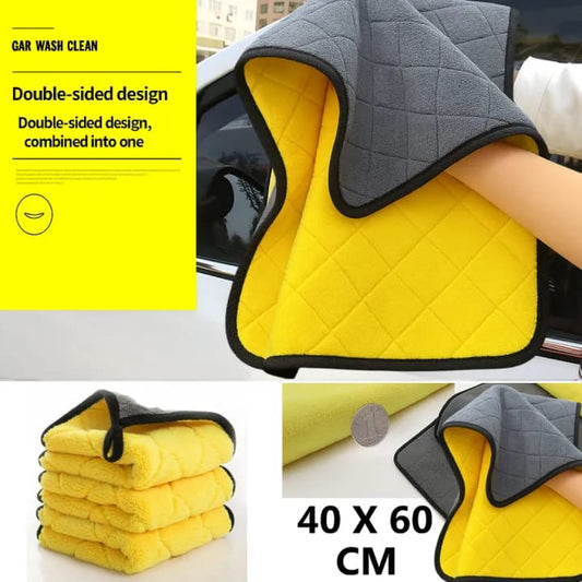 Microfibre Grey Yellow Long Hair With Pattern 800GSM