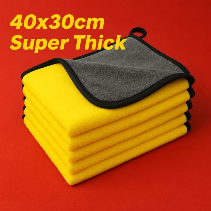 Microfibre Grey Yellow Long Hair With Pattern 800GSM